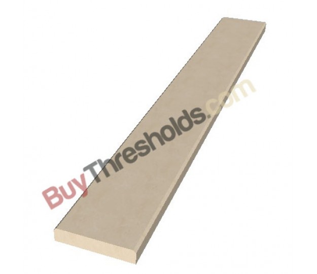 CREMA MARBLE POLISHED THRESHOLD 4"X48"X3/4" SINGLE HOLLYWOOD BEVEL