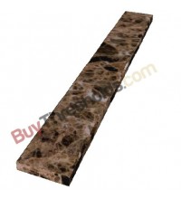 EMPERADOR DARK MARBLE THRESHOLD POLISHED 4"X36"X3/4" - STANDARD BEVEL